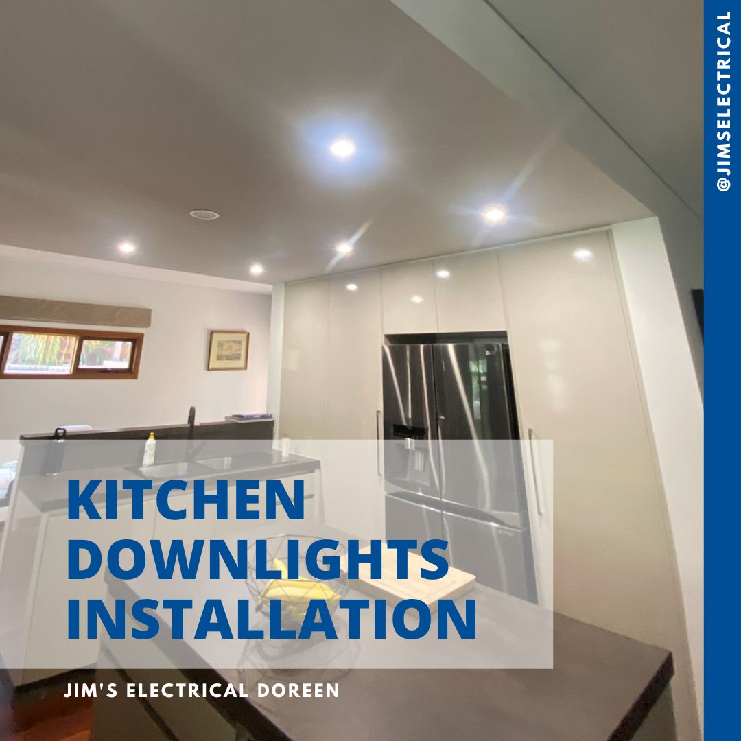 Kitchen Downlight Installation